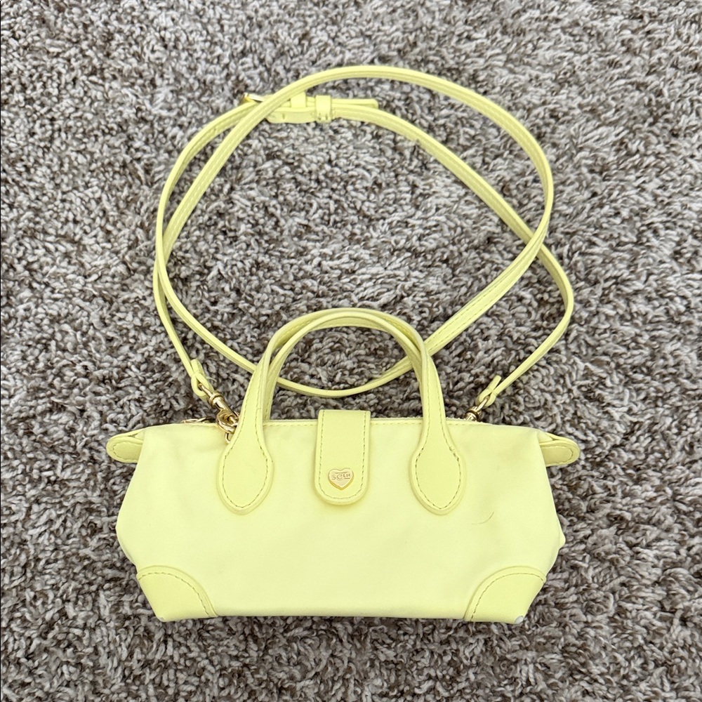 Stoney Clover Lane Yellow Crossbody Bag